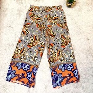 Loft floral palazzo pants